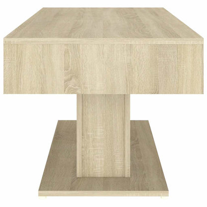 vidaXL Coffee Table Sonoma Oak 96x50x45 cm Engineered Wood 5