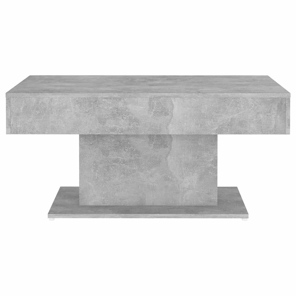 vidaXL Coffee Table Concrete Grey 96x50x45 cm Engineered Wood 4