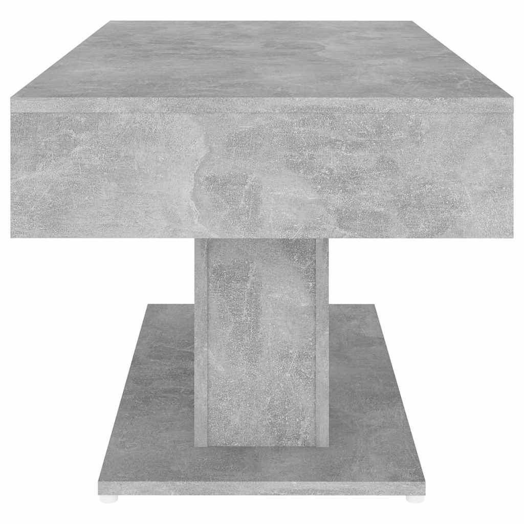 vidaXL Coffee Table Concrete Grey 96x50x45 cm Engineered Wood 5