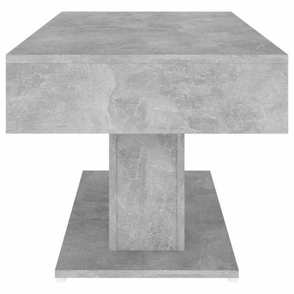 vidaXL Coffee Table Concrete Grey 96x50x45 cm Engineered Wood 5