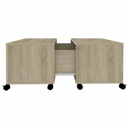 vidaXL Coffee Table | Sonoma oak | Engineered wood | Medium |  Extendable 5