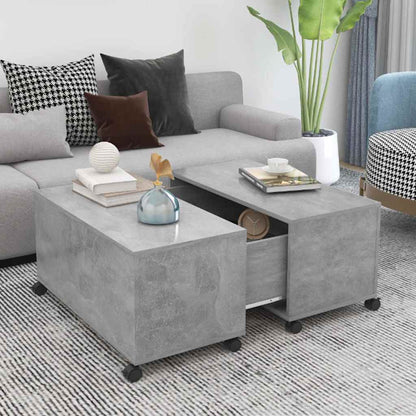 vidaXL Coffee Table 75x75x38 cm Engineered Wood