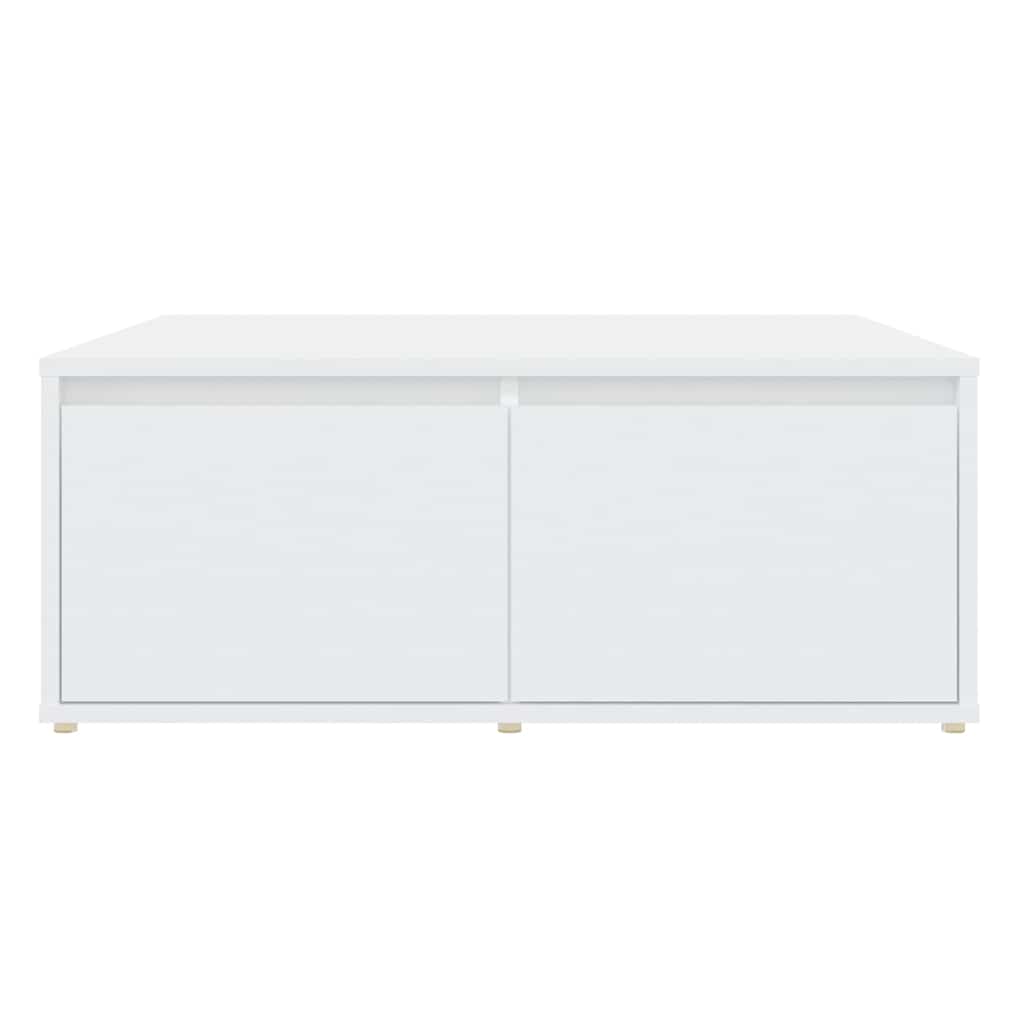 vidaXL Coffee Table | White | Engineered wood | 80 x 80 x 31 cm | Coffee Table 4