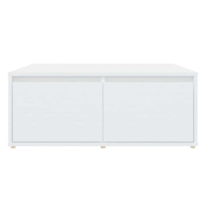 vidaXL Coffee Table | White | Engineered wood | 80 x 80 x 31 cm | Coffee Table 4