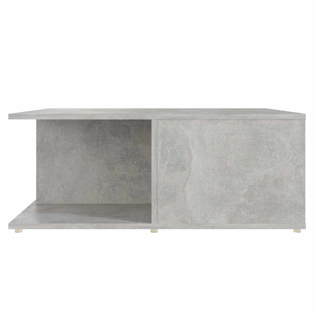 vidaXL Coffee Table Concrete Grey 80x80x31 cm Engineered Wood 5