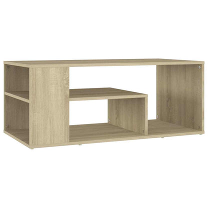 Coffee Table 100x50x40 cm Engineered Wood Sonoma oak