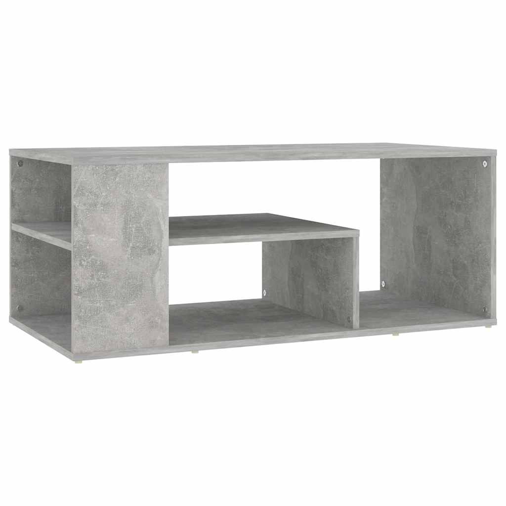 vidaXL Coffee Table | Concrete grey | Engineered wood | 100x50x40 cm 2