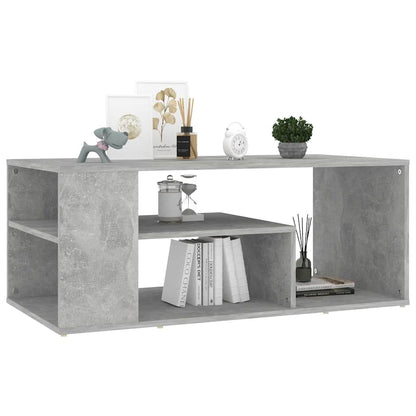 vidaXL Coffee Table | Concrete grey | Engineered wood | 100x50x40 cm 3