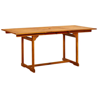 Garden Dining Natural Solid Acacia Wood