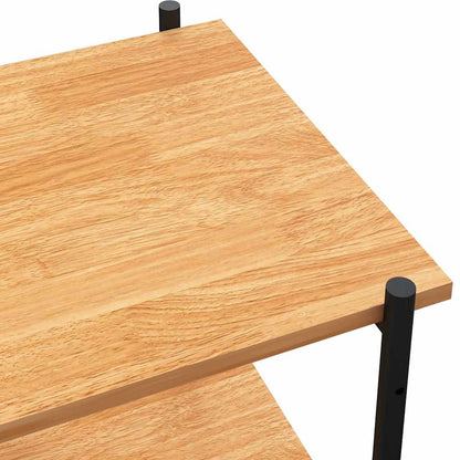 vidaXL Shelving Unit | Black and Oak | Engineered wood | Medium | Shelving Unit 6