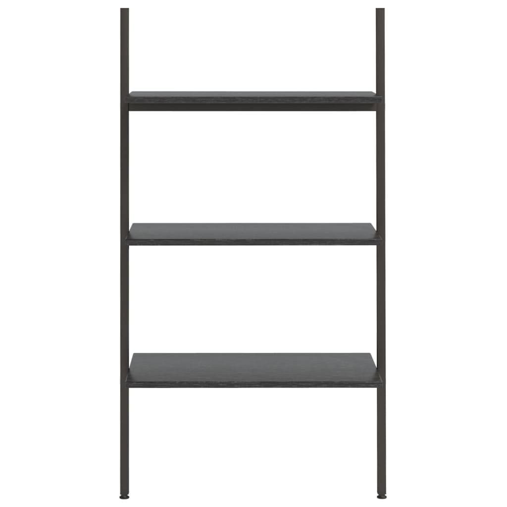 vidaXL Leaning Shelf | Black | Engineered wood, steel | 116 cm tall 3