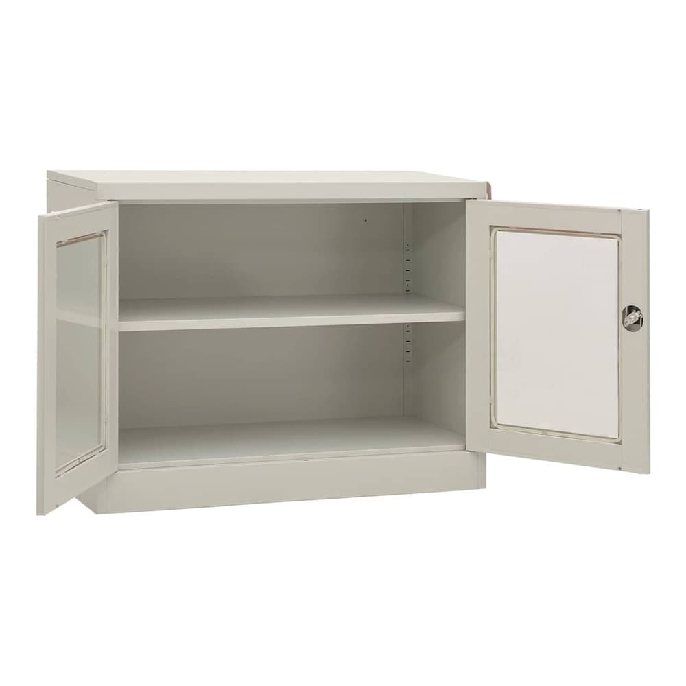 Office Cabinet Steel Light grey