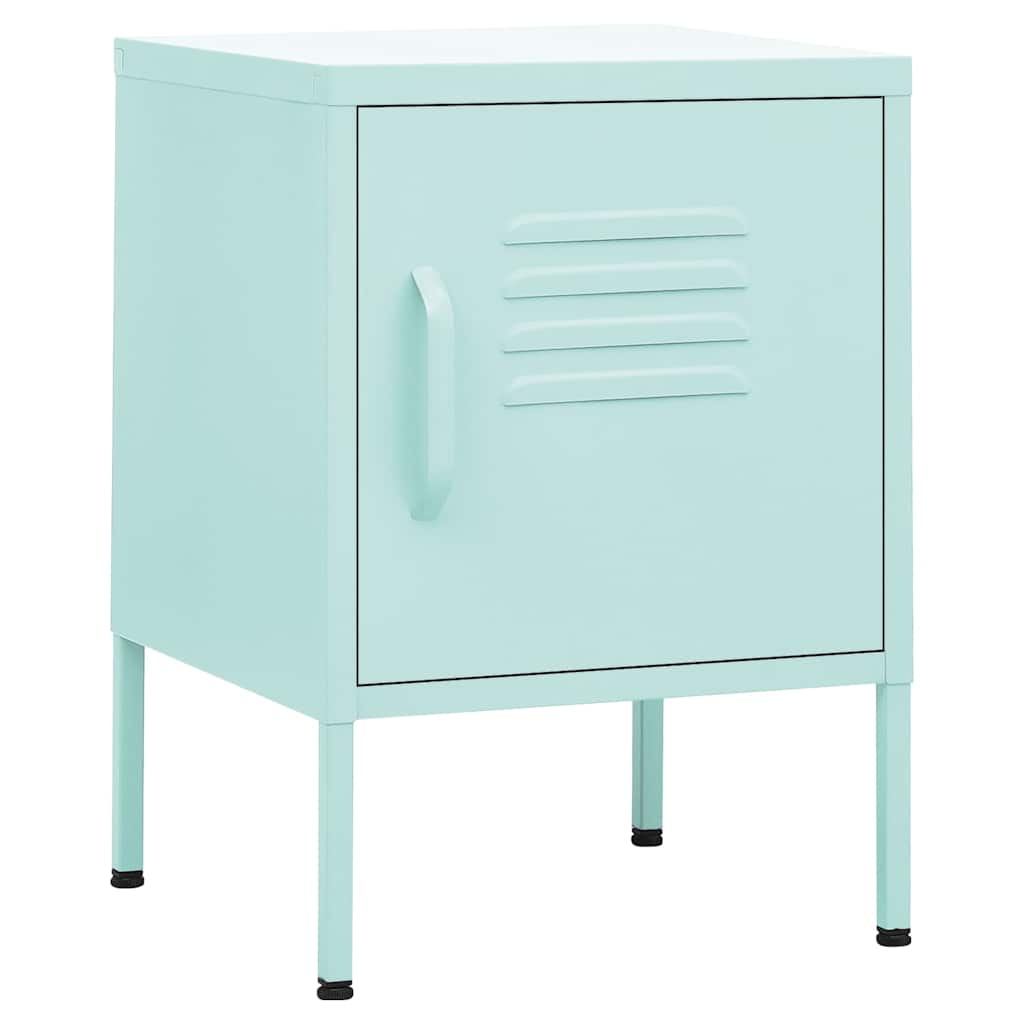 vidaXL Nightstand Mint 35x35x51 cm Steel 2