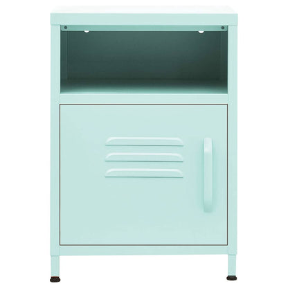 vidaXL Nightstand | Mint | Steel | Medium | Adjustable Feet | Nightstand 3
