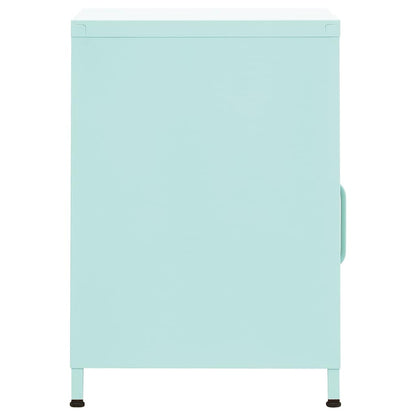 vidaXL Nightstand | Mint | Steel | Medium | Adjustable Feet | Nightstand 4