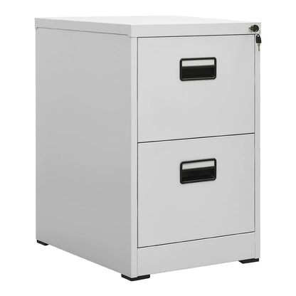 Filing Cabinet Steel Light grey 46 x 62 x 72.5 cm