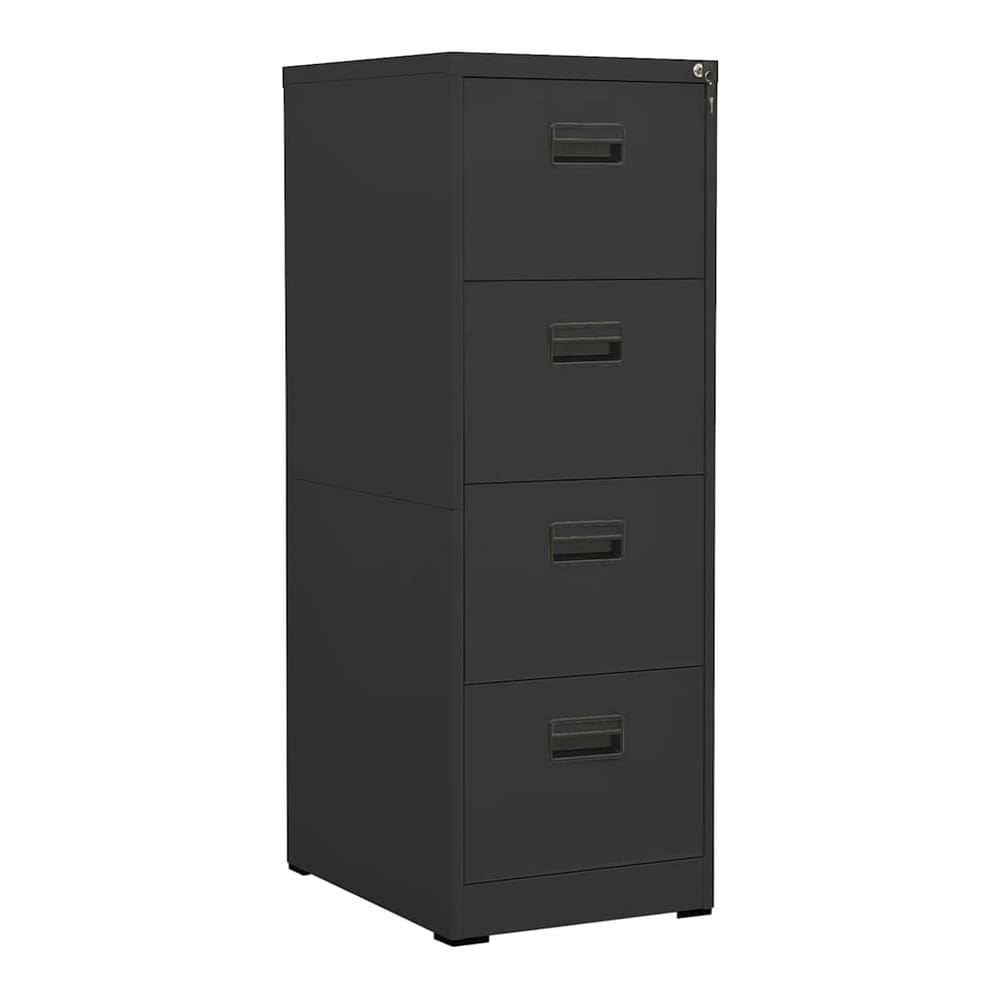 Filing Cabinet Steel Anthracite 46 x 62 x 133 cm