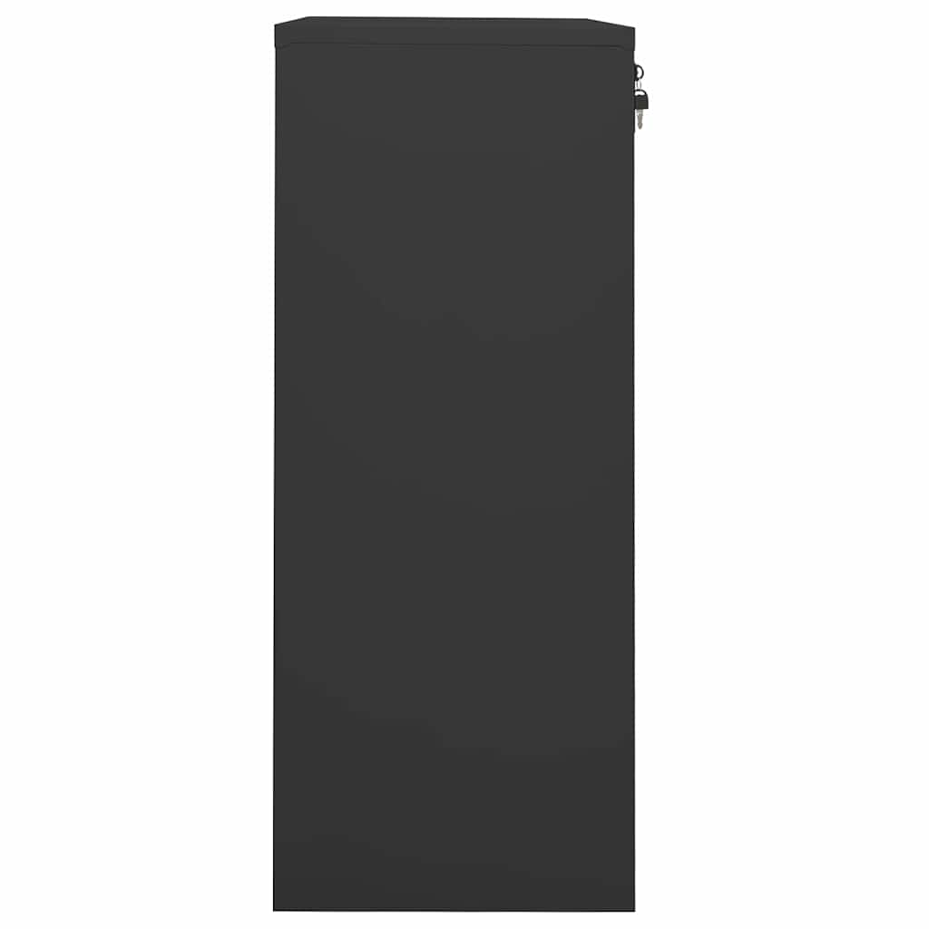 Office Cabinet 90x40x102 cm Steel Anthracite