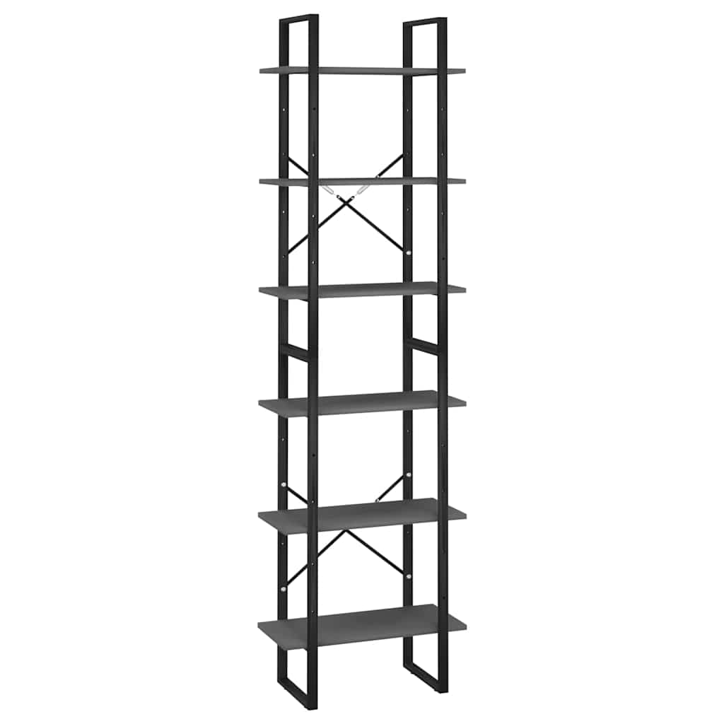 vidaXL Storage Shelf | Grey | Engineered wood | Large | Storage Shelf 2