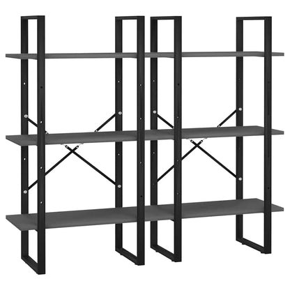 vidaXL Storage Shelf | Grey | Engineered wood | Large | Storage Shelf 3