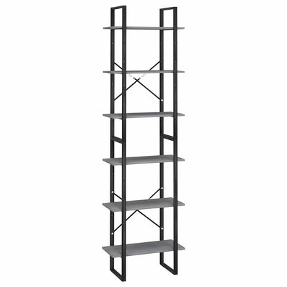 vidaXL Storage Shelf | Grey | Solid pine wood, Metal | Extra Tall 2