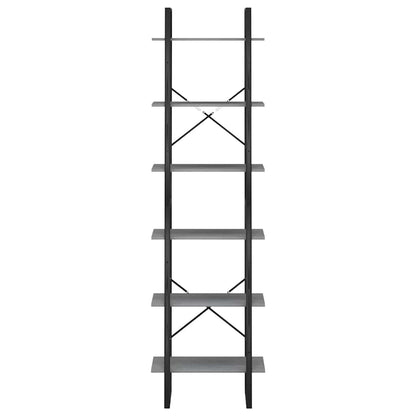 vidaXL Storage Shelf | Grey | Solid pine wood, Metal | Extra Tall 3