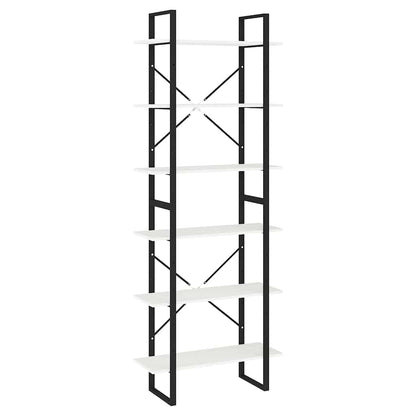 vidaXL High Cabinet | White | Solid pine wood, metal | 80x30x210 cm 2