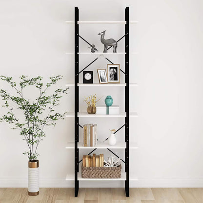 vidaXL High Cabinet | White | Solid pine wood, metal | 80x30x210 cm 4