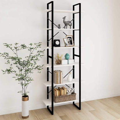 vidaXL High Cabinet | White | Solid pine wood, metal | 80x30x210 cm 1