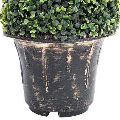 vidaXL Artificial Plant | Mixed Green | Polyethylene, Metal, Polypropylene 4