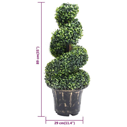vidaXL Artificial Plant | Mixed Green | Polyethylene, Metal, Polypropylene 5