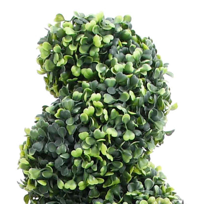 vidaXL Artificial Boxwood Spiral Plant with Pot Green 59 cm 2