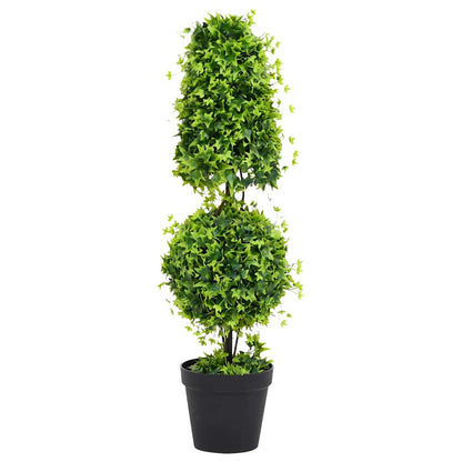 vidaXL Artificial Plant | Green | Polyethylene, Metal, Polypropylene | Medium 1