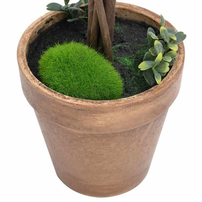 vidaXL Artificial Boxwood Plants 2 pcs Pots Ball Shaped Green 41 cm 4