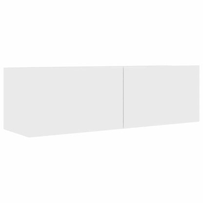 3 Piece TV Cabinet Set Engineered Wood Width 100 cm White