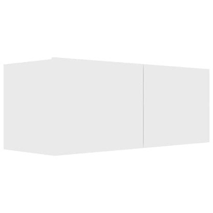 4 Piece TV Cabinet Set Engineered Wood Width 60 cm White