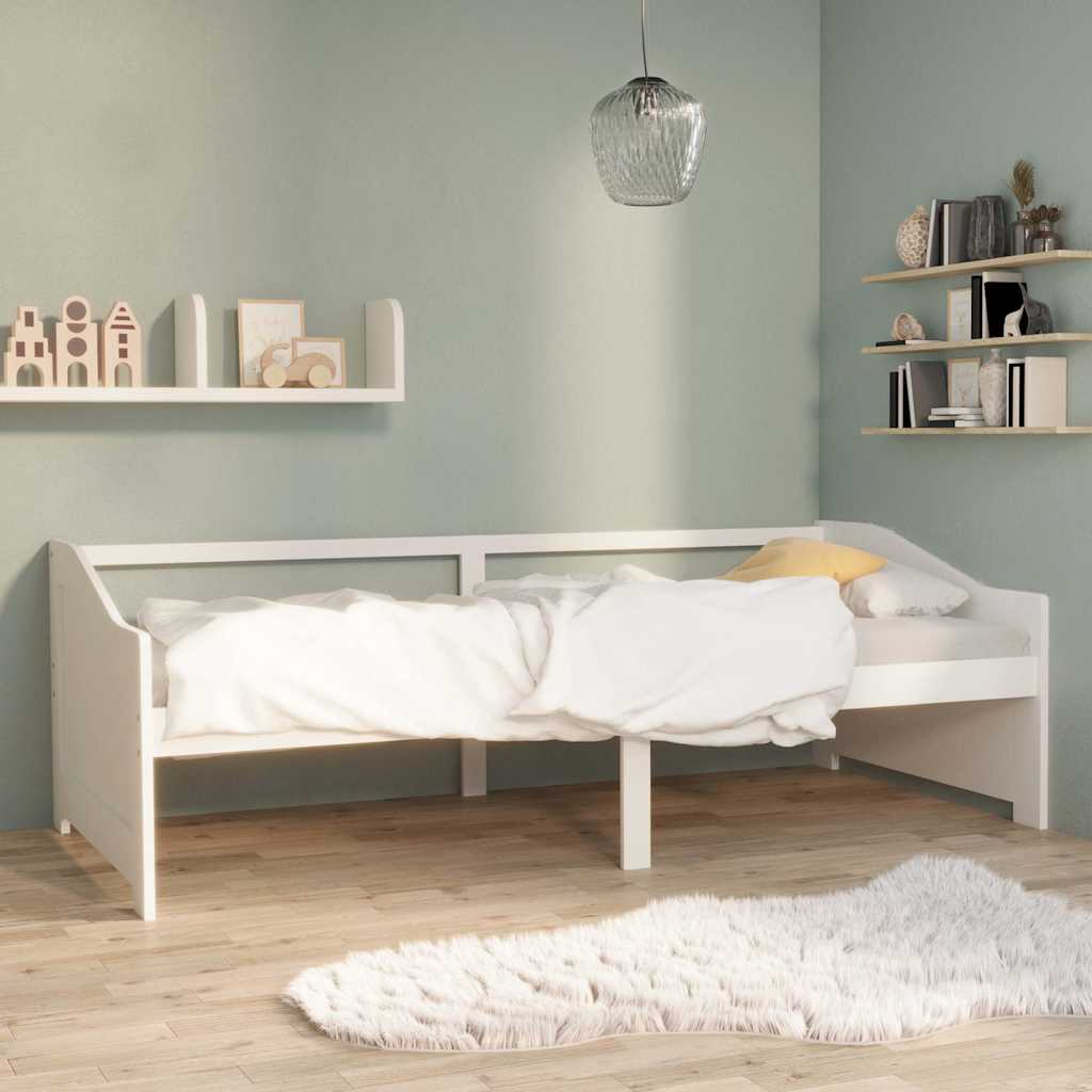 vidaXL 3-Seater Day Bed without Mattress White 90x200cm 1