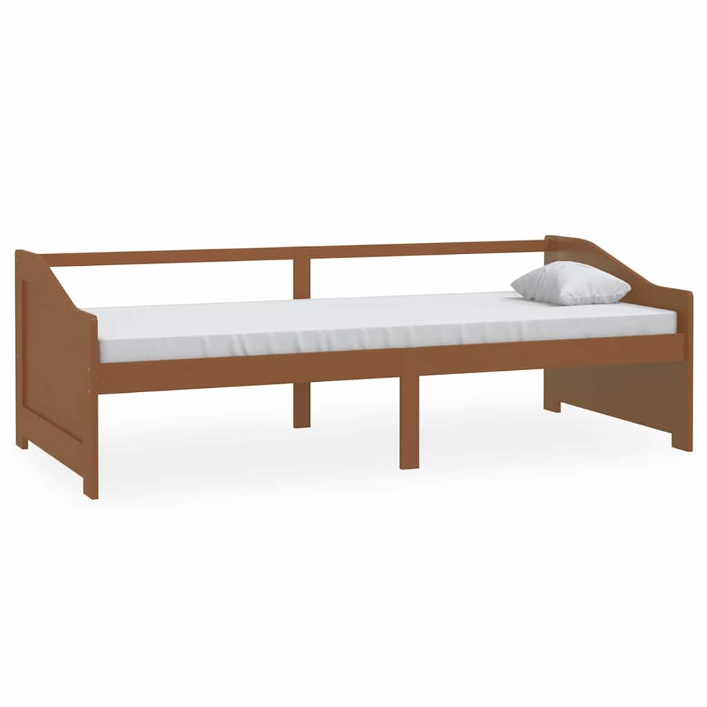 vidaXL 3-Seater Day Bed without Mattress Honey Brown 90x200cm 2