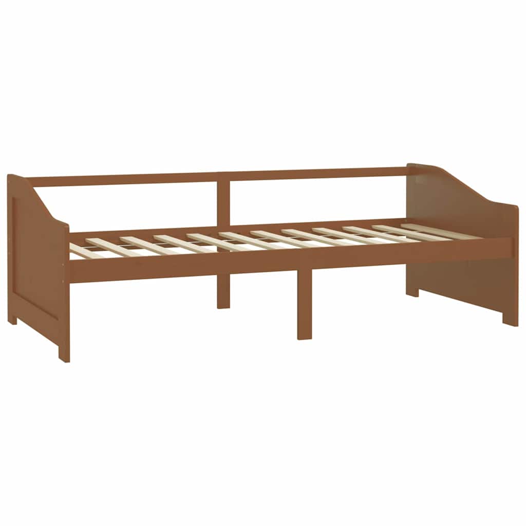 vidaXL 3-Seater Day Bed without Mattress Honey Brown 90x200cm 3