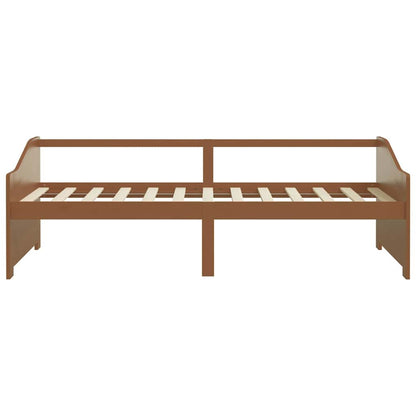 vidaXL 3-Seater Day Bed without Mattress Honey Brown 90x200cm 4