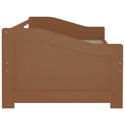 vidaXL 3-Seater Day Bed without Mattress Honey Brown 90x200cm 5