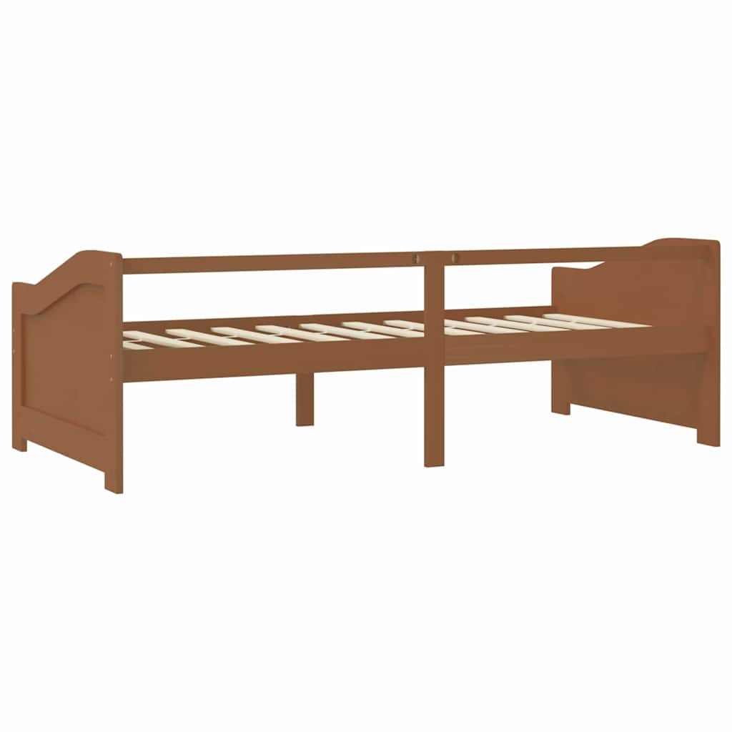 vidaXL 3-Seater Day Bed without Mattress Honey Brown 90x200cm 6
