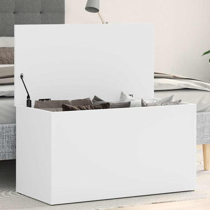 vidaXL Storage Chest | White | Engineered wood | Medium | Storage Chest 3
