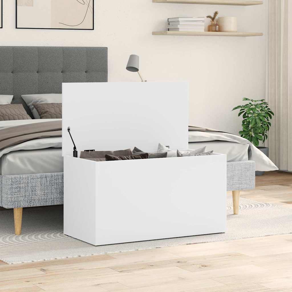 vidaXL Storage Chest | White | Engineered wood | Medium | Storage Chest 4