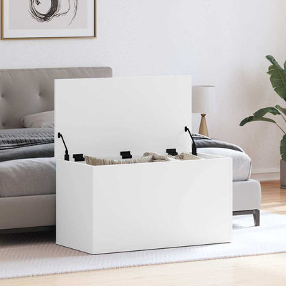 vidaXL Storage Chest | White | Engineered wood | Medium | Storage Chest 1