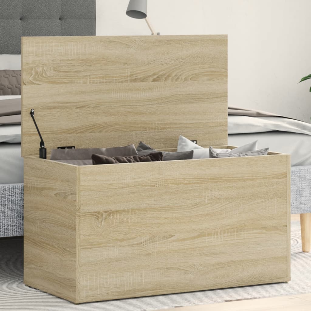 vidaXL Storage Chest | Sonoma Oak | Engineered Wood | 84 cm x 42 cm x 46 cm 1