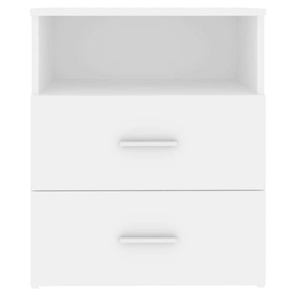 803272 vidaXL Bed Cabinet White 50x32x60 cm 5