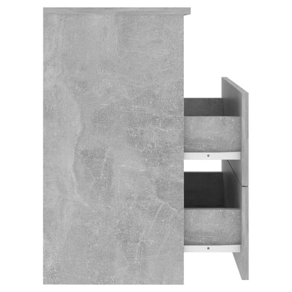 803280 vidaXL Bed Cabinet Concrete Grey 50x32x60 cm 6
