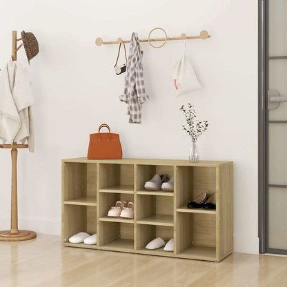 vidaXL Shoe Bench 103x30x55 cm Engineered Wood