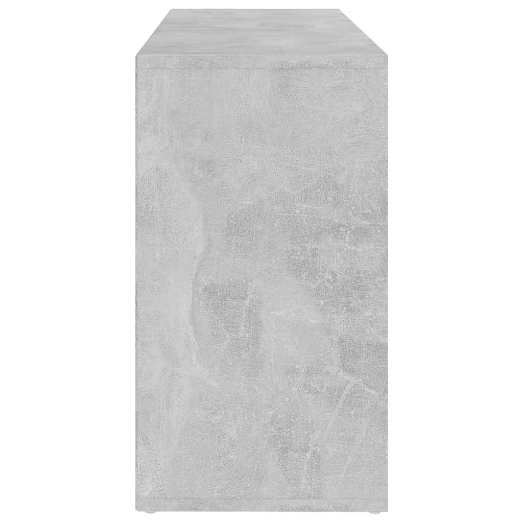 803294 vidaXL Shoe Bench Concrete Grey 103x30x55 cm Engineered Wood 5